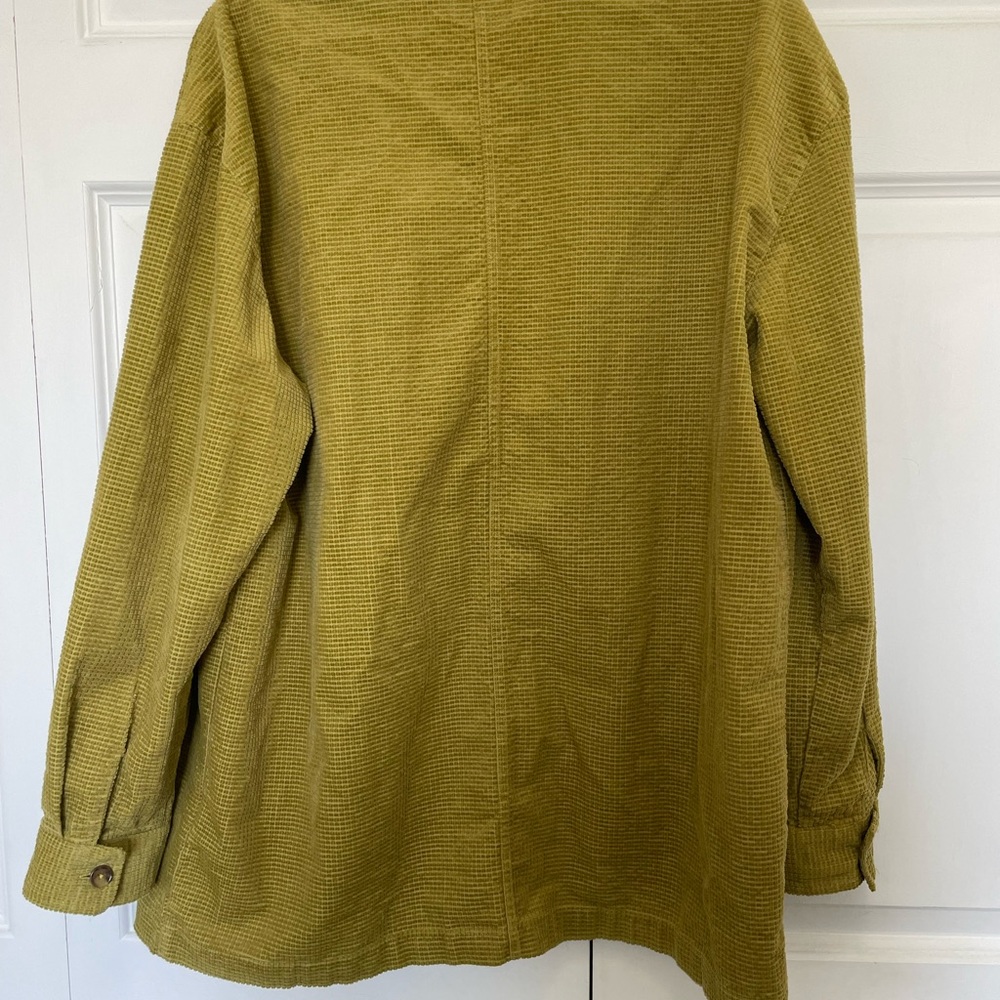 Brixton Olive Green Corduroy Shirt - Picture 4 of 11